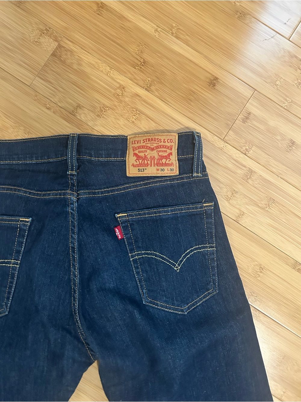 Levi's Dark Blue Slim Straight Men's Jeans